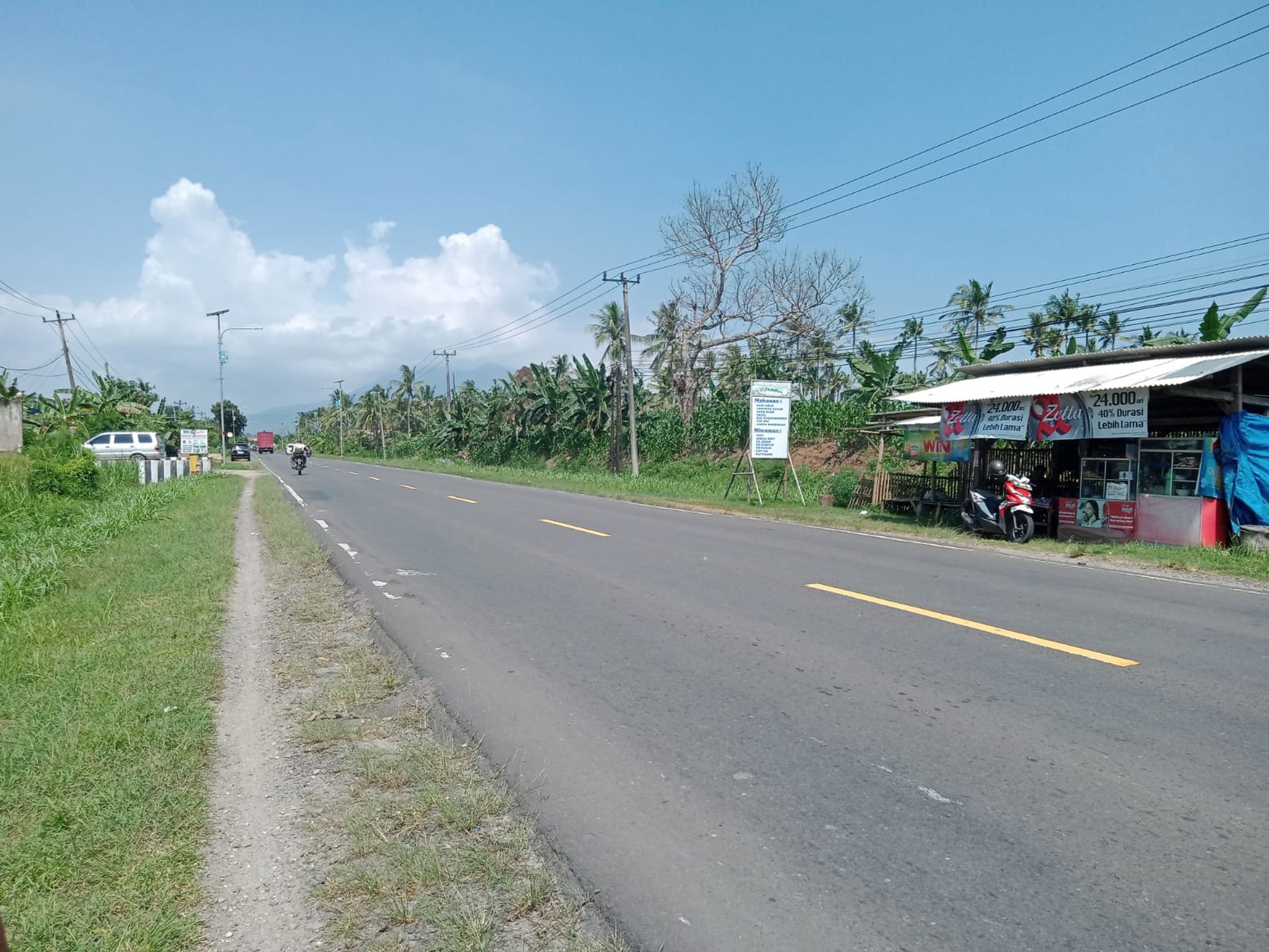 Dijual Tanah murah dibawah pasaran Luas 3,1 hektar di kalianda, Lampung Selatan
