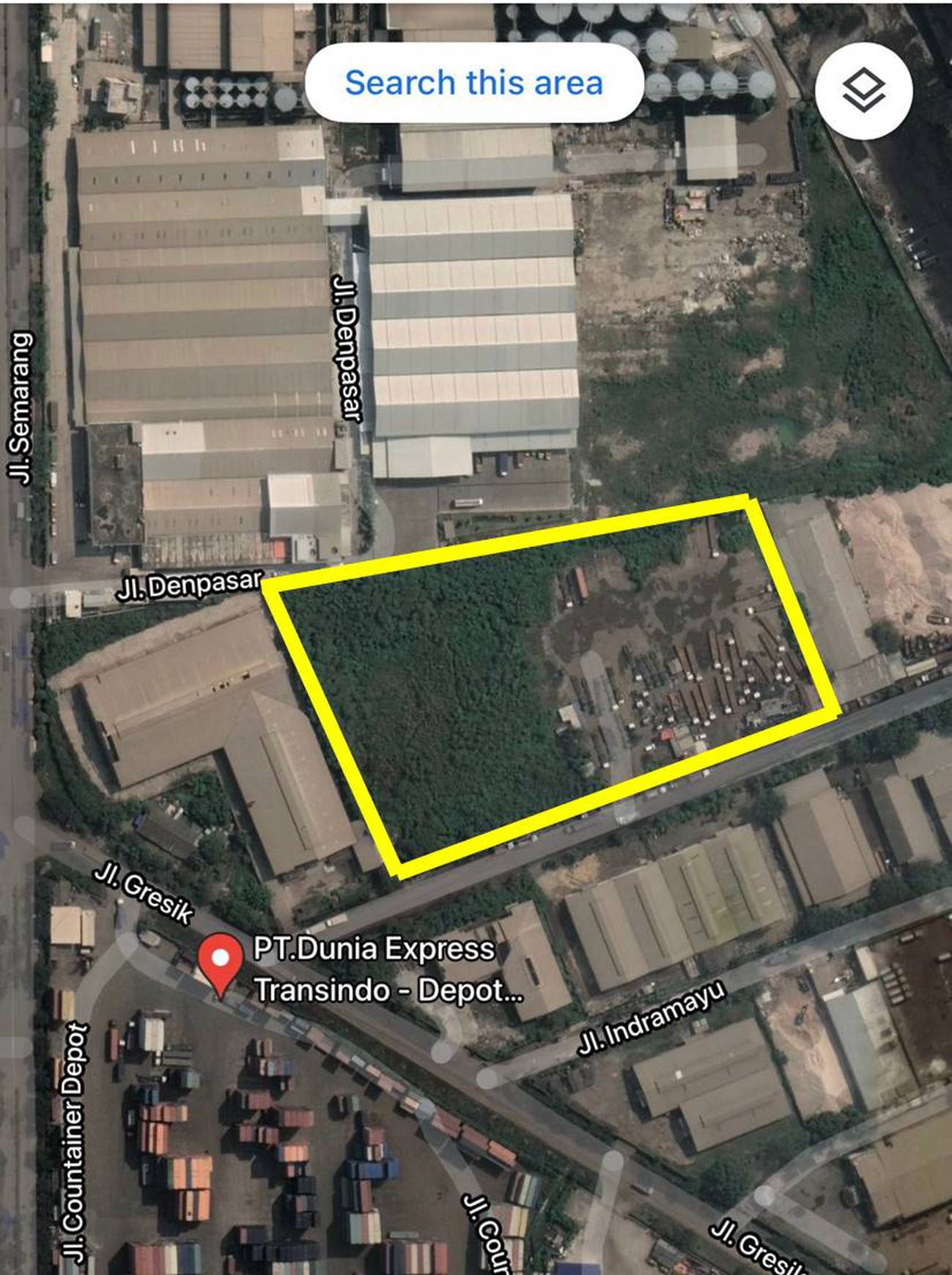 Tanah 2,2Hektar Cocok Industri dan Pergudangan Jl. Jepara KBN MARUNDA Cilincing Harga Murah