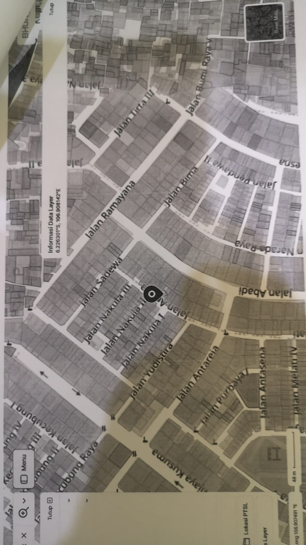 KAVLING PINGGIR JALAN DUREN SAWIT 200 SQM