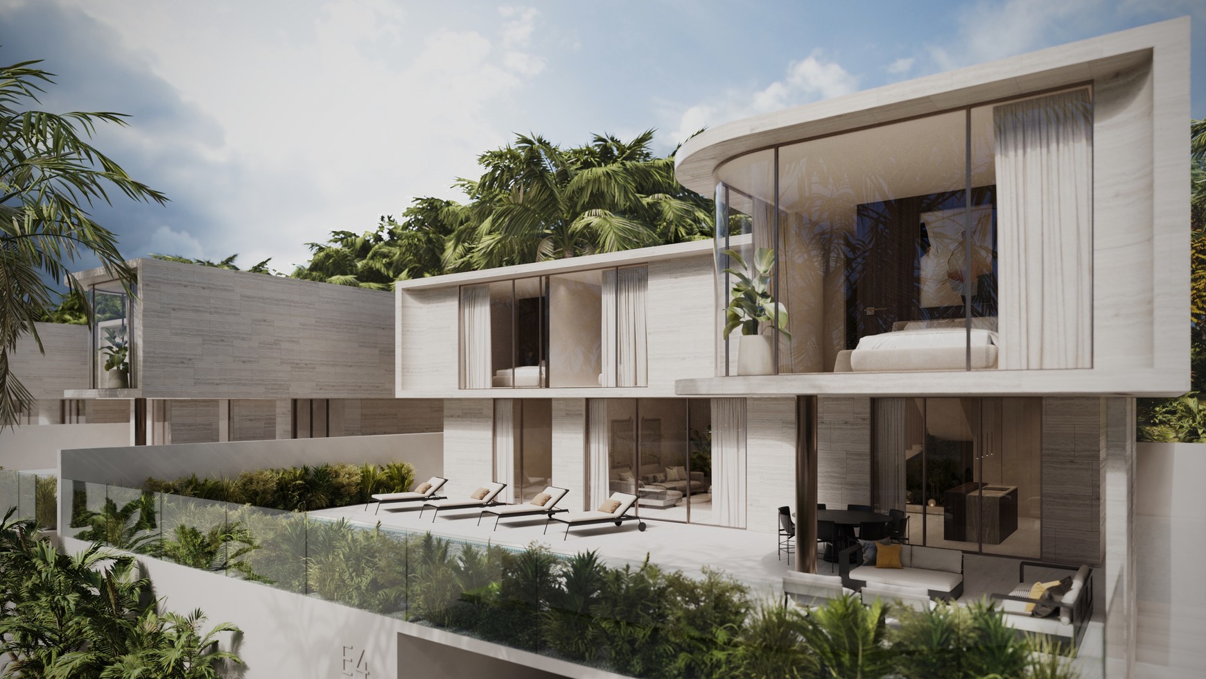 Leasehold - Luxurious 4-Bedroom Ocean View Villa Near Melasti Beach, Uluwatu, Bali