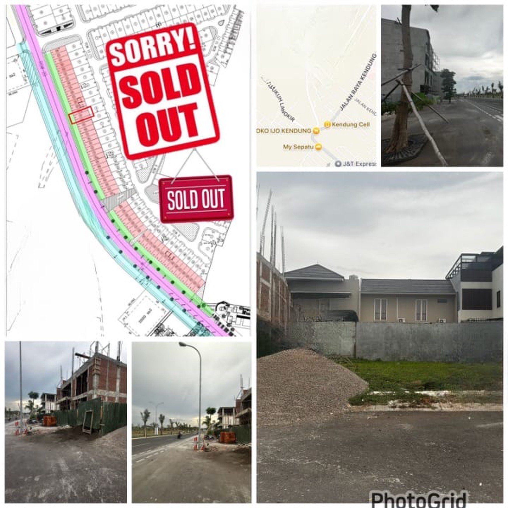Disewakan Kavling Komersial Main Road North Citraland