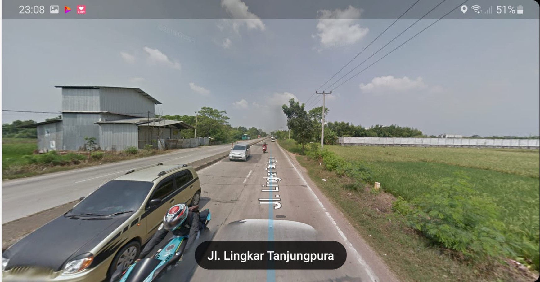 Kavling Raya Tanjung Pura, Karawang Barat