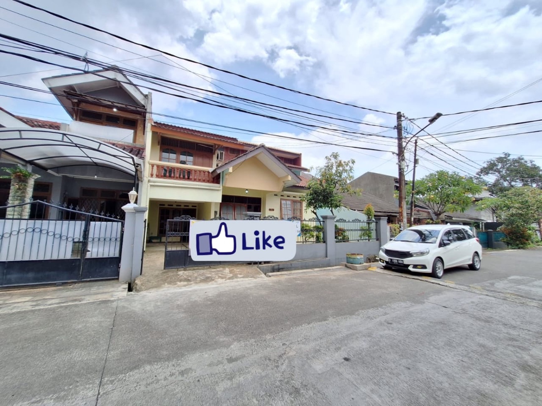 Bintaro taman mangu indah rumah 2 lantai dalam komplek