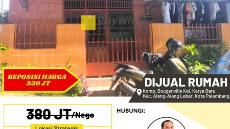 Dijual Rumah di Komplek Bougenville Kota Palembang