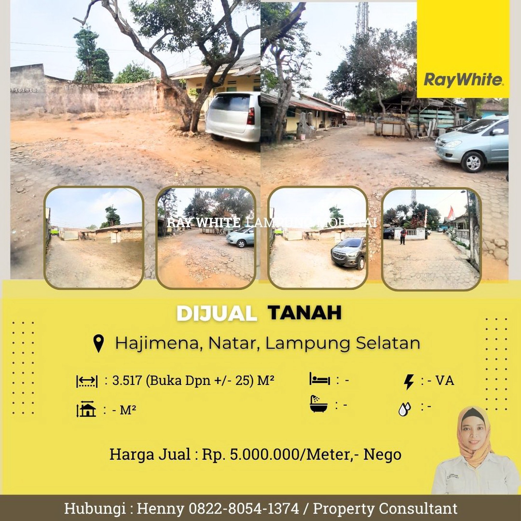 Dijual tanah Hajimena