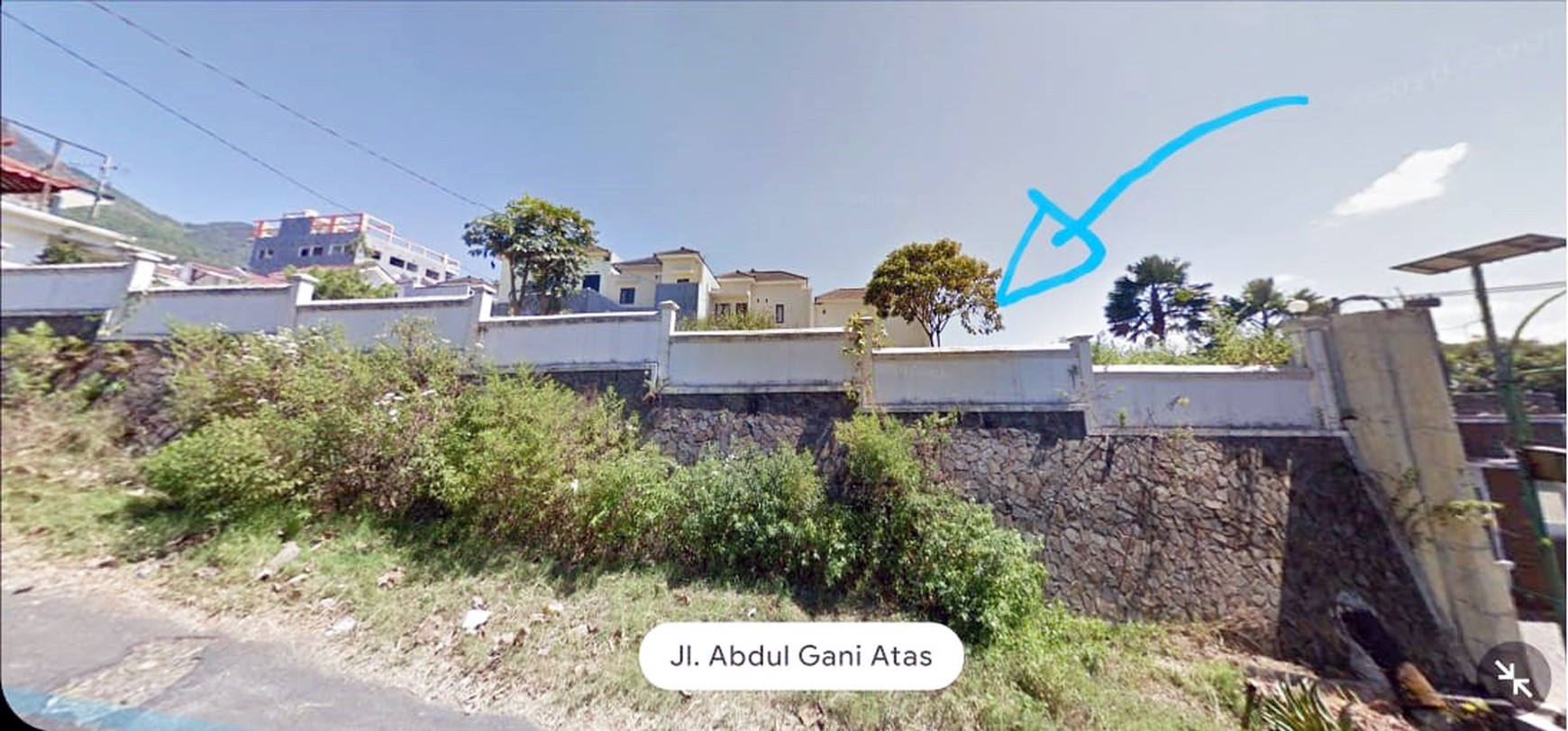 Tanah di Jl. Abdul Gani Atas Kota Batu Malang, Luas 18,5 x 33 m2, SHM, Hadap Timur, dkt Jatim Park 1 dan Klub Bunga, SIAP BANGUN - CT -