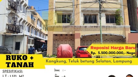 Dijual Ruko dan Tanah