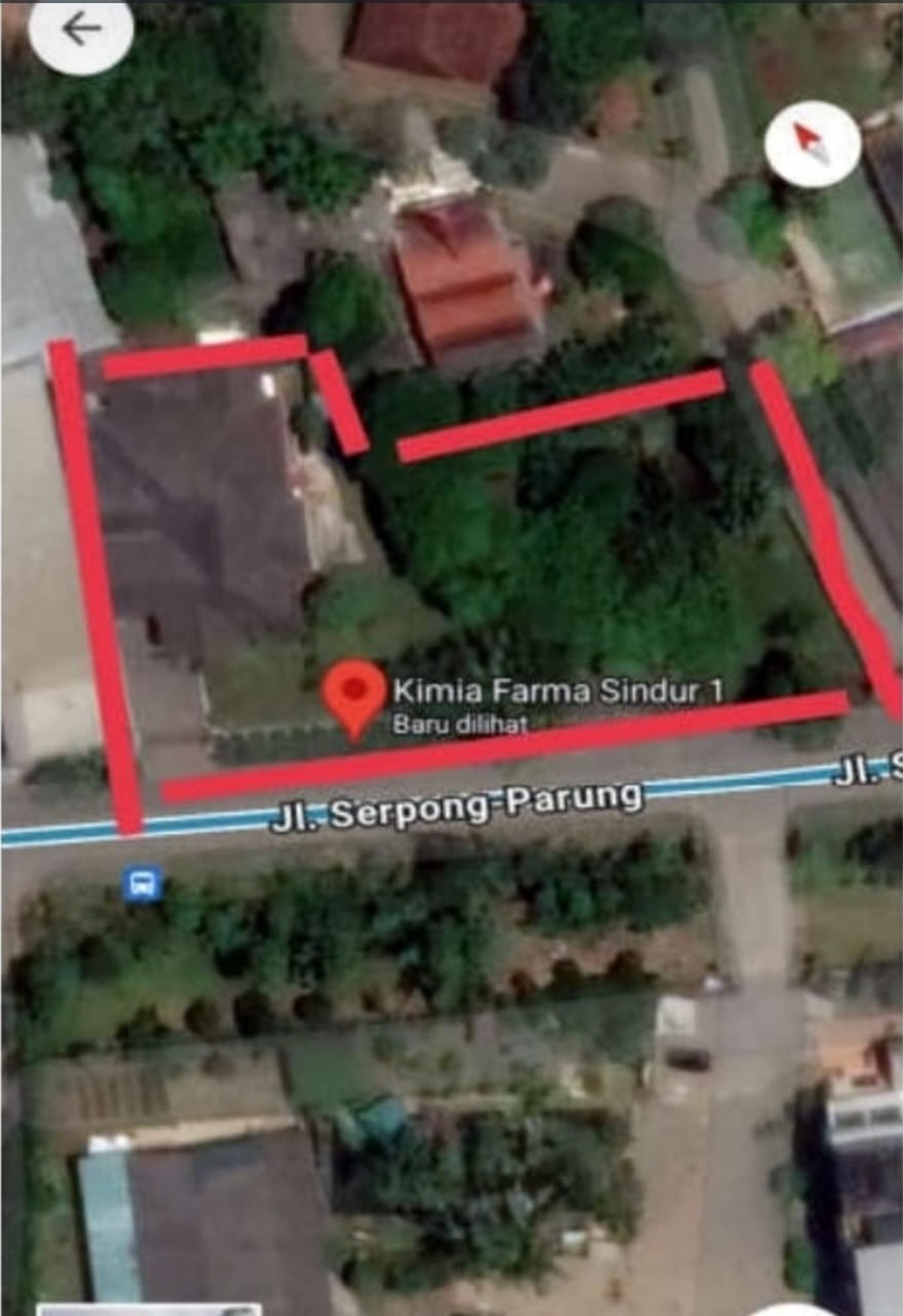 Dijual Lahan Hadap Jalan Raya Di Gunung Sindur dengan Lokasi Strategis cocok Untuk Gudang, Town House