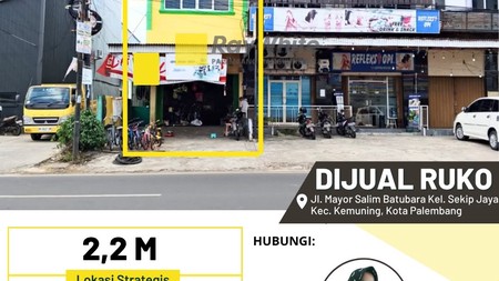 Ruko murah  mayor Salim batubara dijual cepat