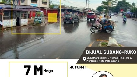 GUDANG + RUKO PALEMBANG 