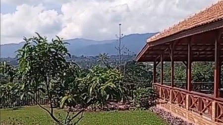 Dijual Villa Cantik dengan View Gunung, Rapih Siap Huni Di Mega Mendung Bogor