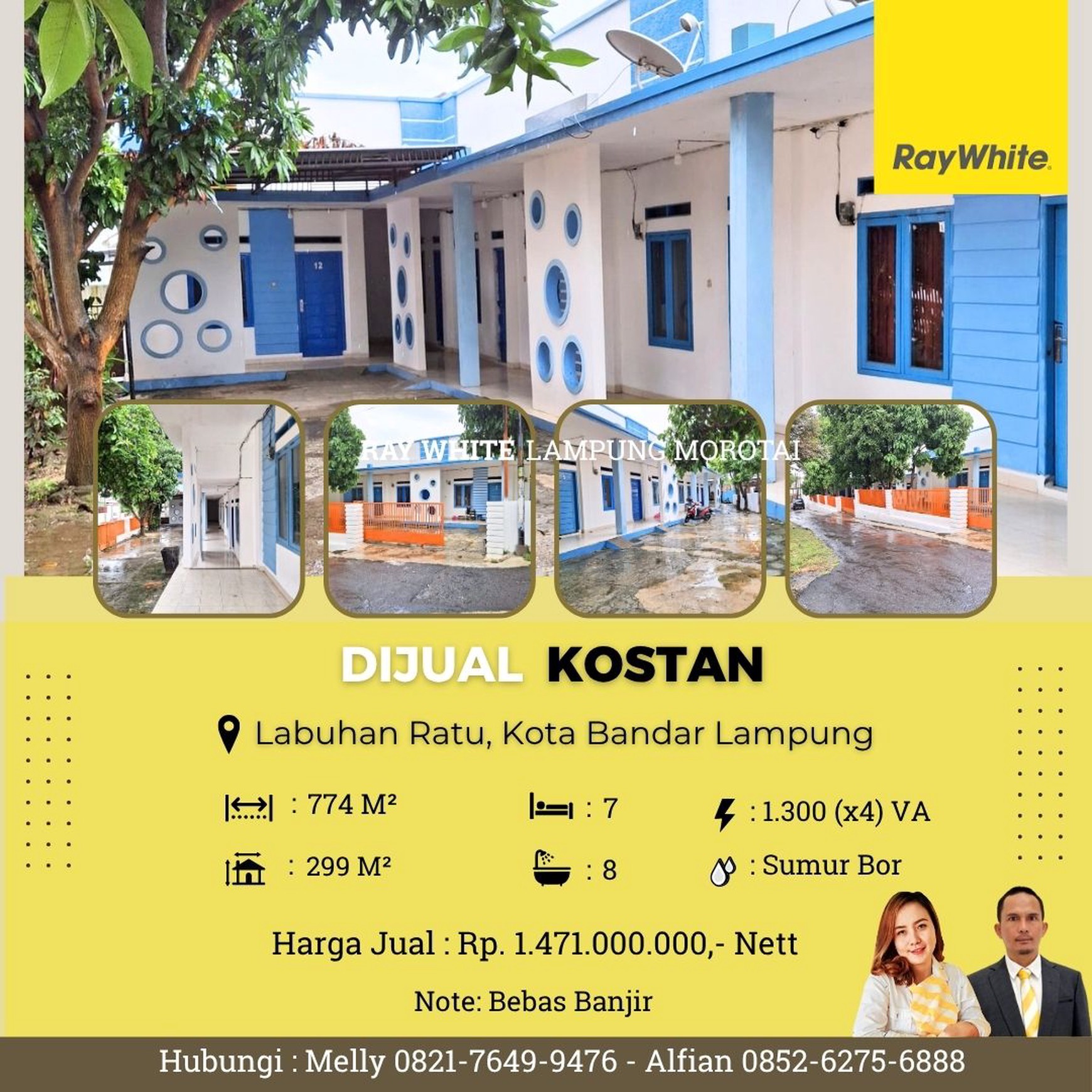 Dijual Rumah Kost-kost an Di Kel. Labuhan Ratu
