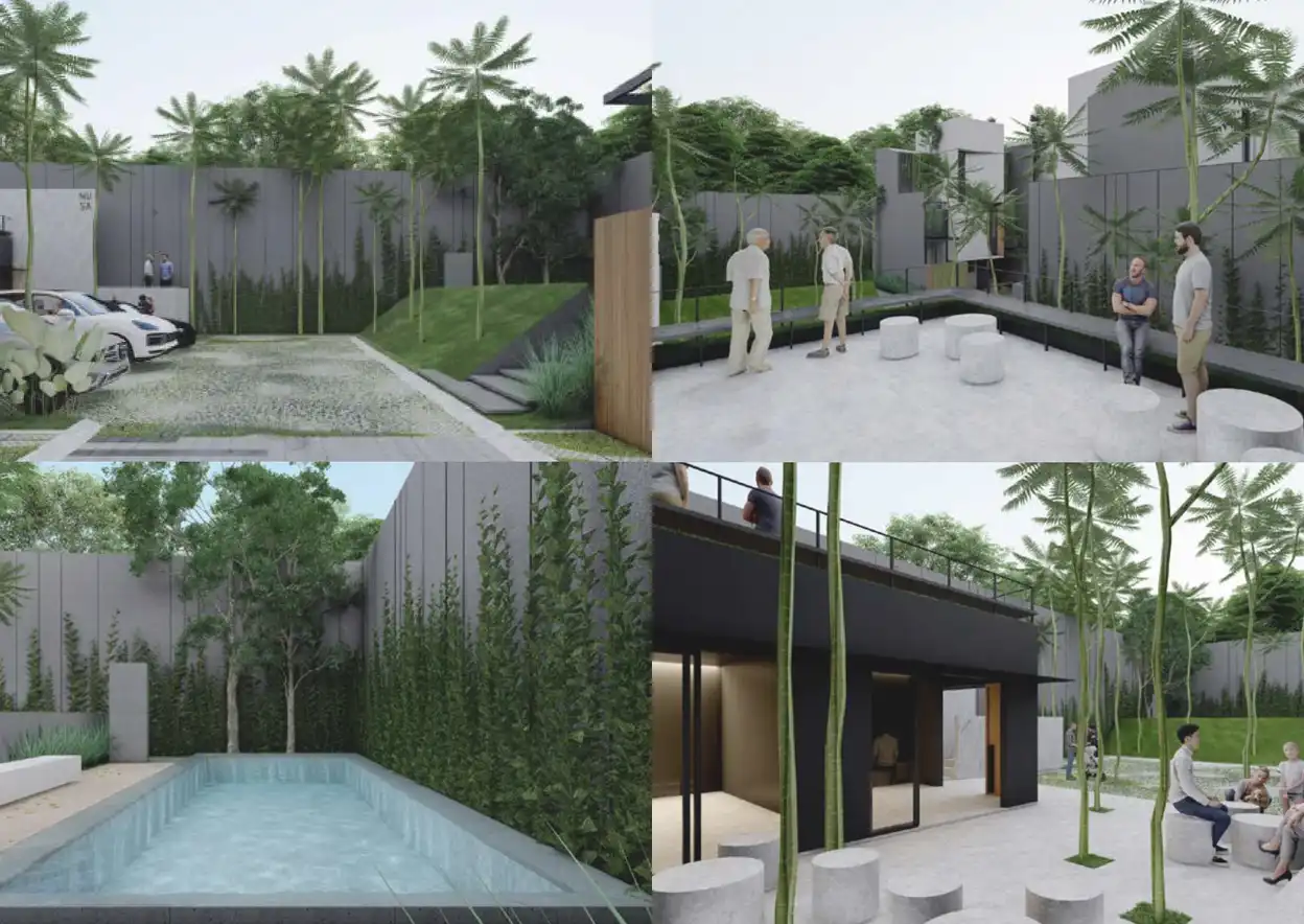 Rumah Kekinian di Townhouse Hunni Bintaro Tangsel Dekat Sekolah ada Children Pool