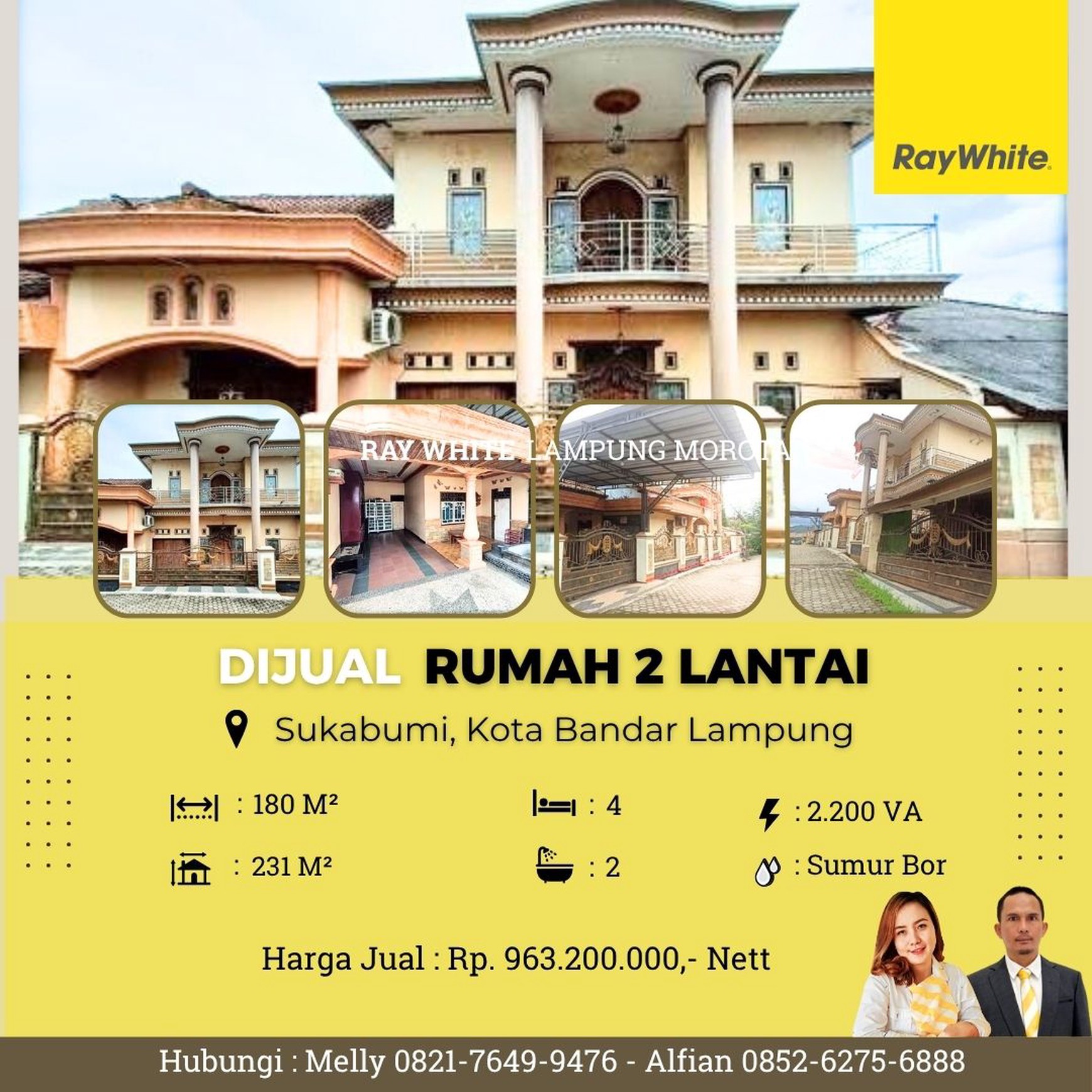 Di Jual Rumah Dua Lantai