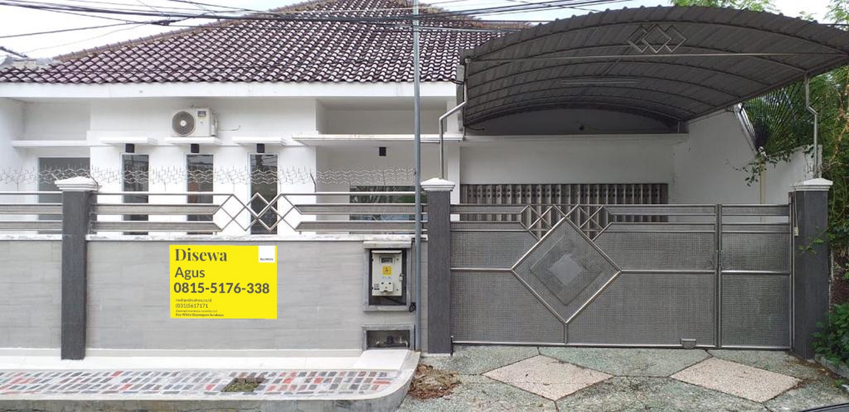  Disewakan Rumah Strategis di Jl Kupang Indah Surabaya