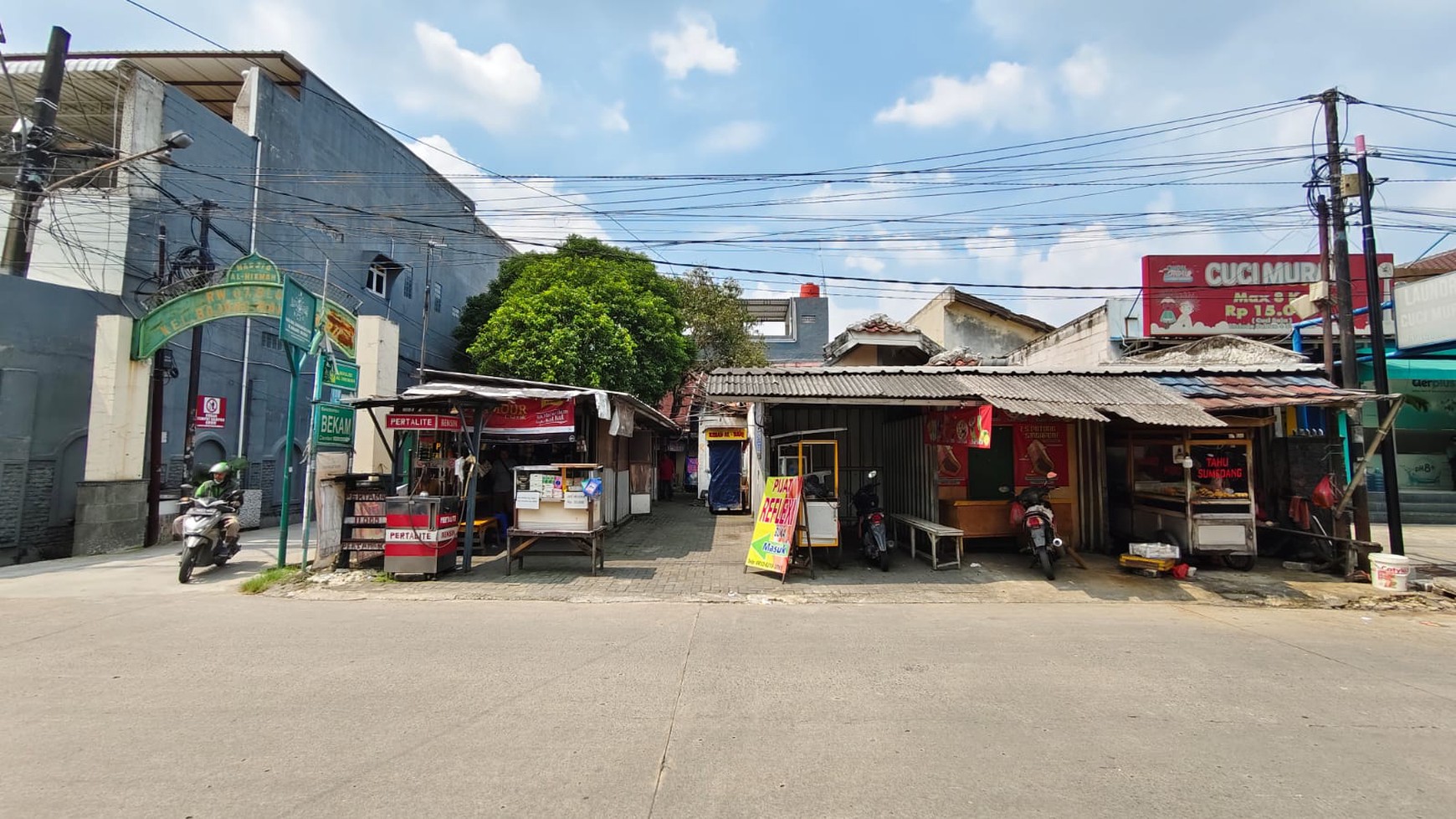 Kaveling Tanah Strategis Ramai Jalan Dasa Darma Pengasinan Rawalumbu Bekasi
