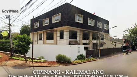FOR RENT Gedung / Minibuilding 3 Lantai + Rooftop Cipinang Kalimalang Jakarta Timur