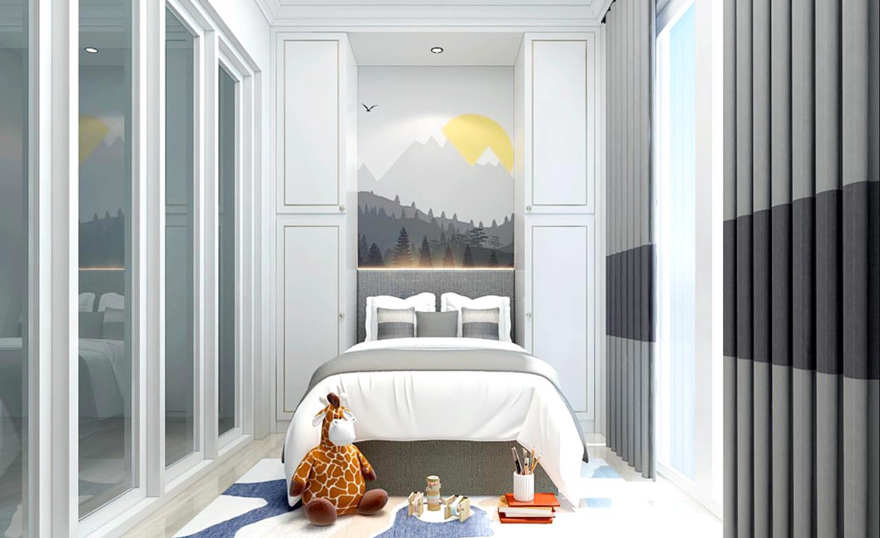 Rumah di Puri Galaxy - bangunan baru , design interior mewah., - TAN -