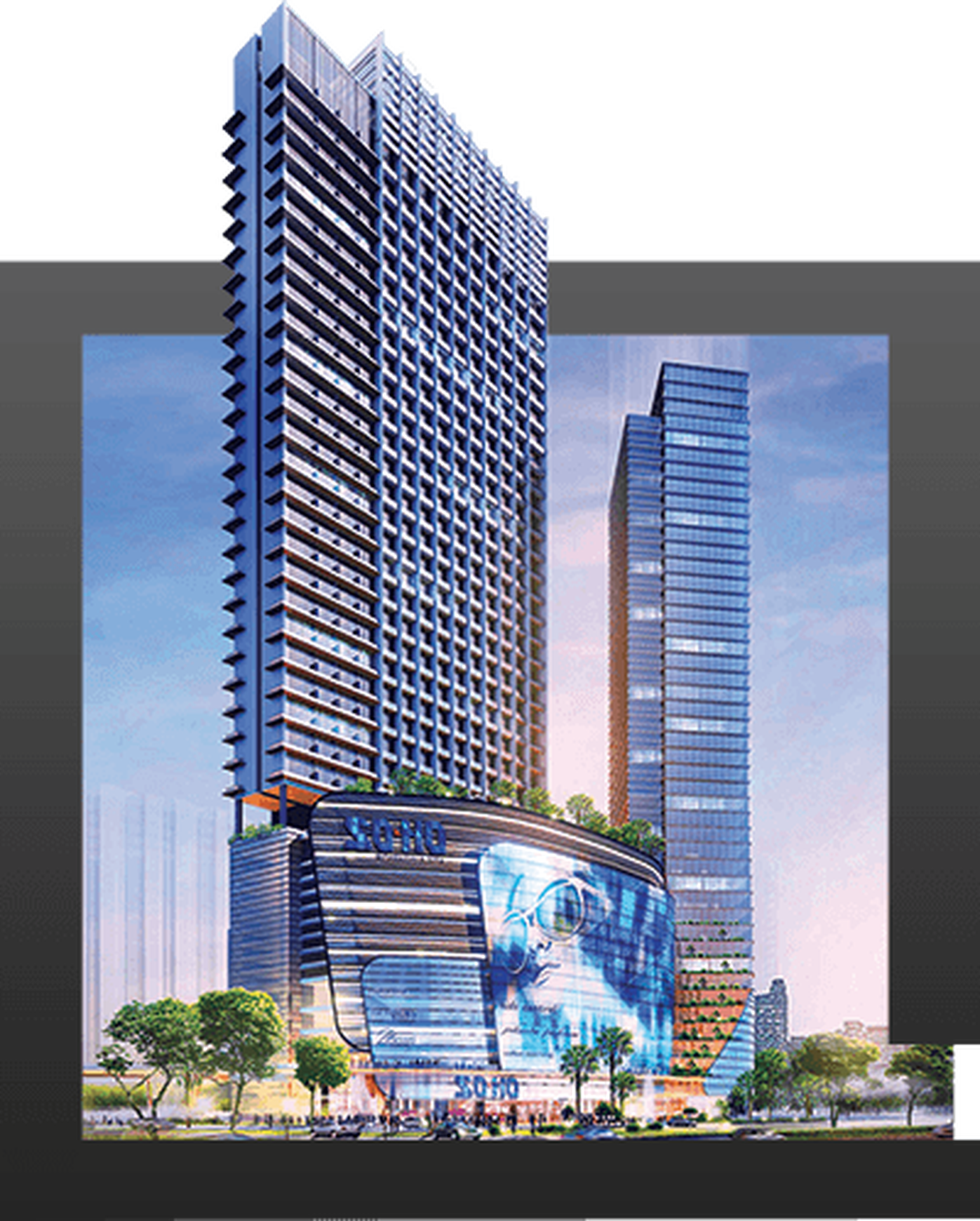 Office Space Soho Capital di Jakarta Barat, 420 m2, akses langsung ke mall Neo Soho, 800 meter ke pintu Tol Tomang