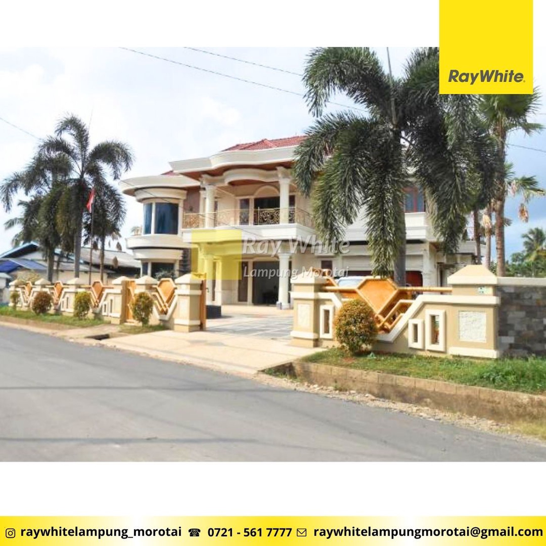 Rumah Mewah Lantai 2 Pusat Kota B. Lampung
