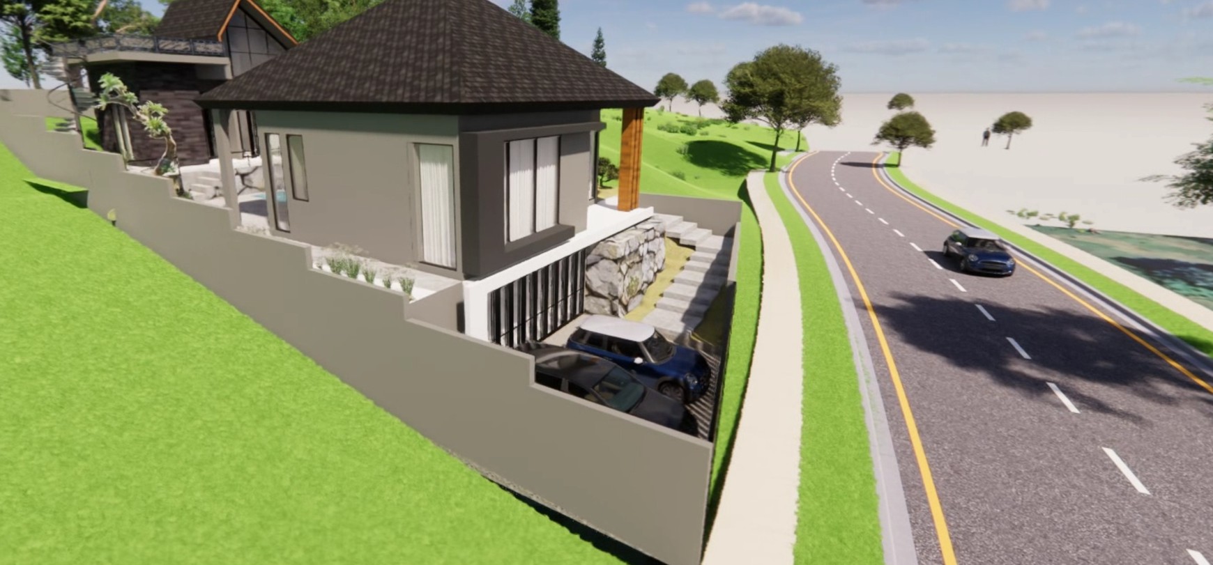 Murah Dijual 437 m2 Private Pool Rumah Villa The Taman Dayu Pandaan Jatim - New Baru Modern Ada Kolam Renang Pribadi Dekat Lapangan Golf Taman Dayu - Ciputra Golf - Dekat Akses Tol