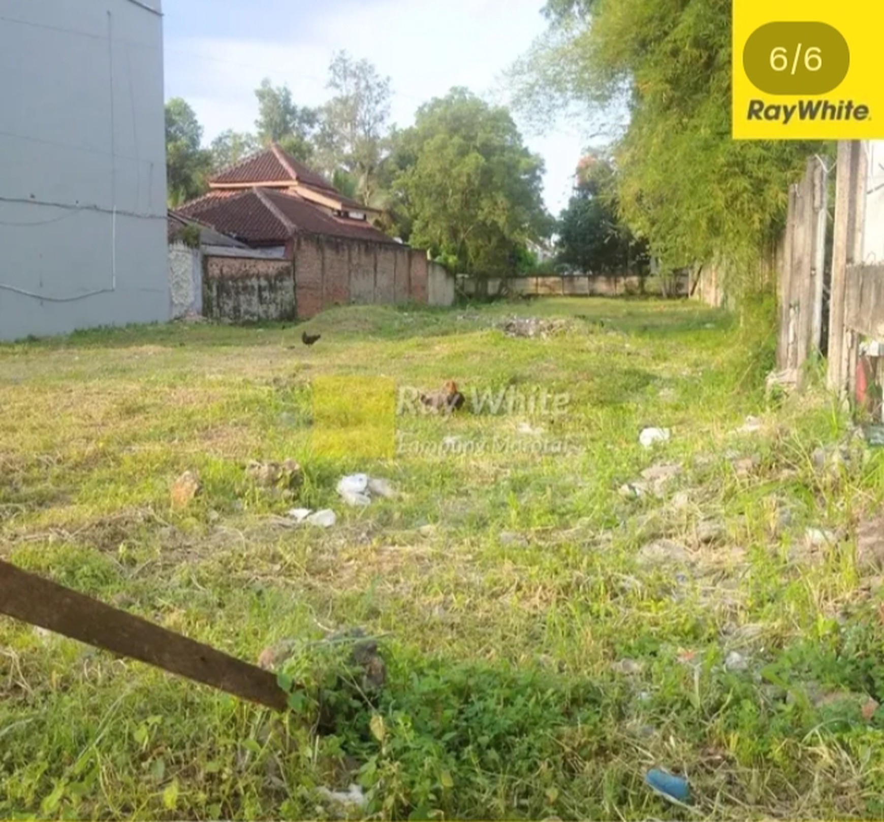Tanah kosong ukuran 1.460 meter ( 16 x 92 ) dijalan Raya Jalur dua Lintas Sumatera pasar Natar desa Merak Batin Natar, Lampung Selatan (Lampung)