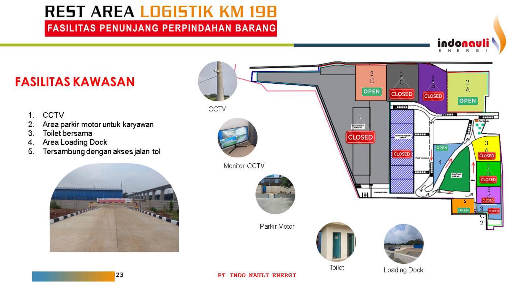 Gudang Outdoor @ Rest Area Km.19B, Toll Jakarta-Cikampek