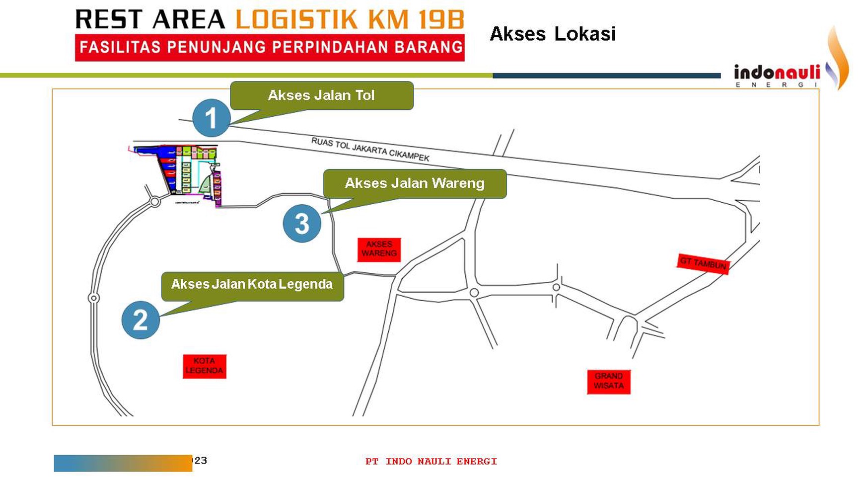 Gudang Outdoor @ Rest Area Km.19B, Toll Jakarta-Cikampek