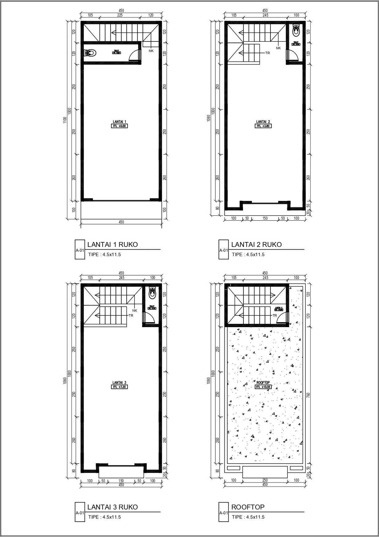 Rukan Brand New di Jagakarsa Hanya 1 KM ke Tol Brigif Harga Terbaik
