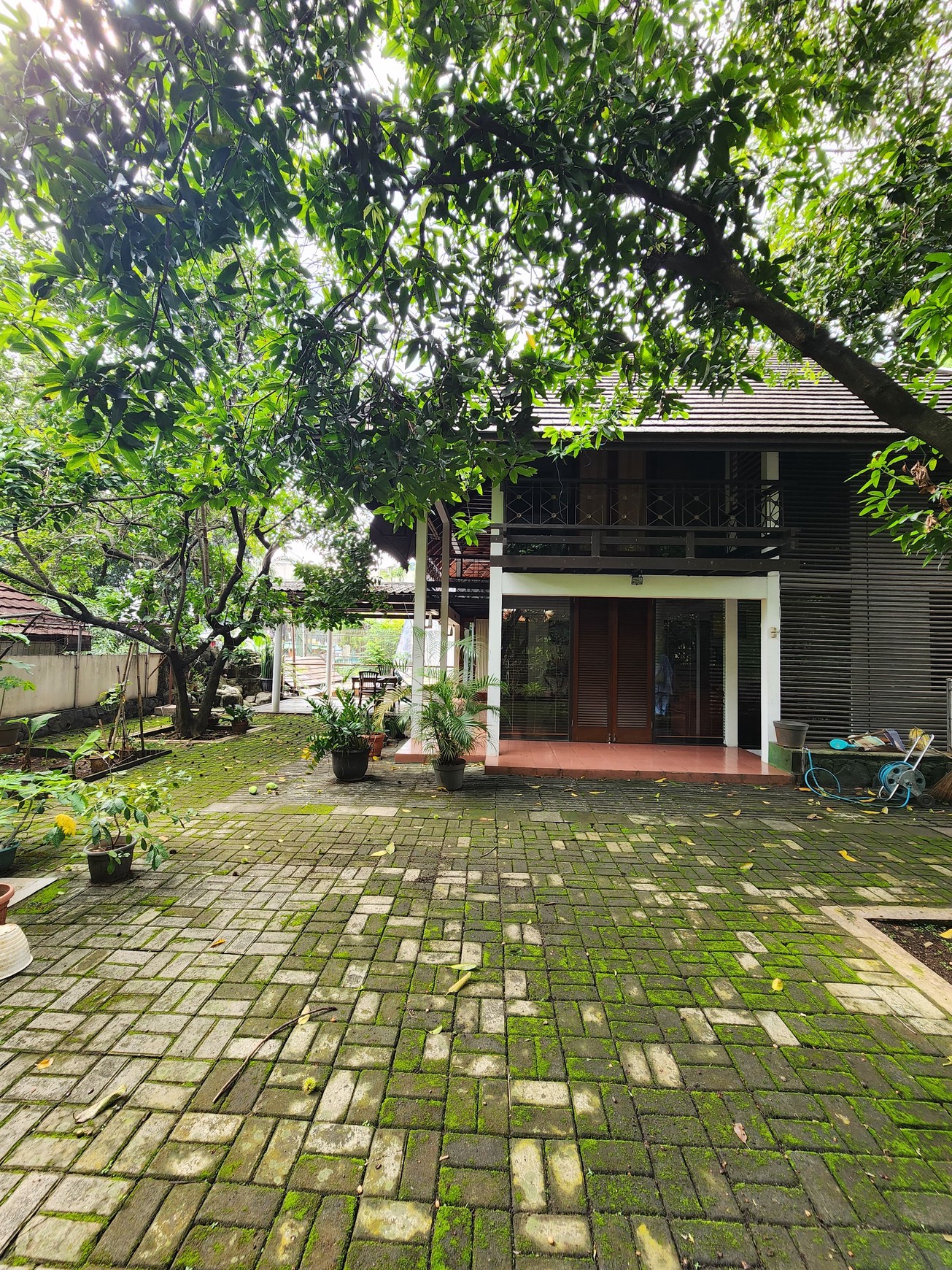 Rumah Nuansa Etnik Halaman Luas di Cipete Siap Huni