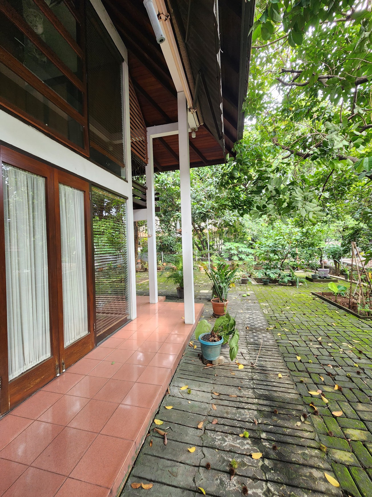 Rumah Nuansa Etnik Halaman Luas di Cipete Siap Huni