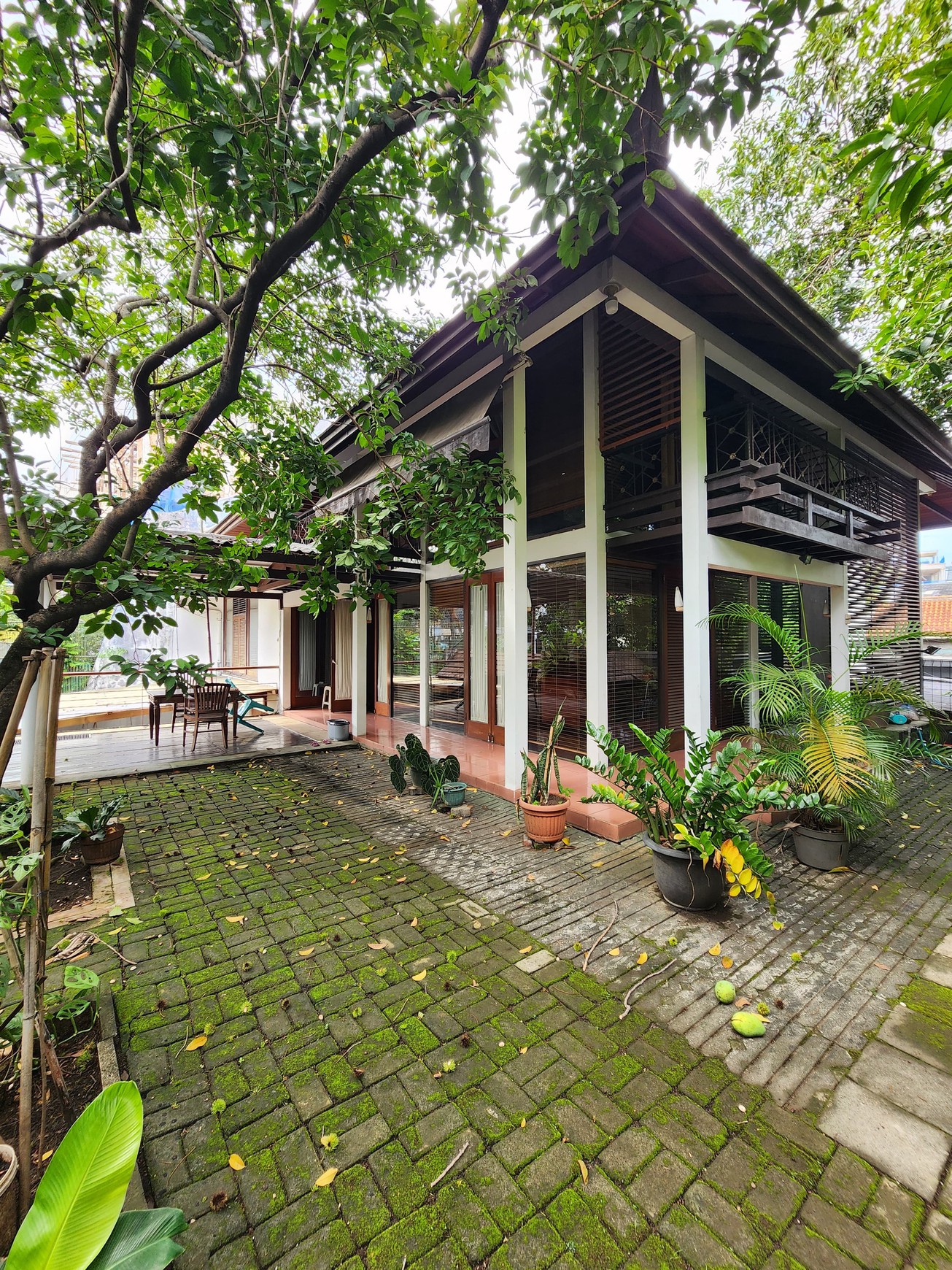 Rumah Nuansa Etnik Halaman Luas di Cipete Siap Huni