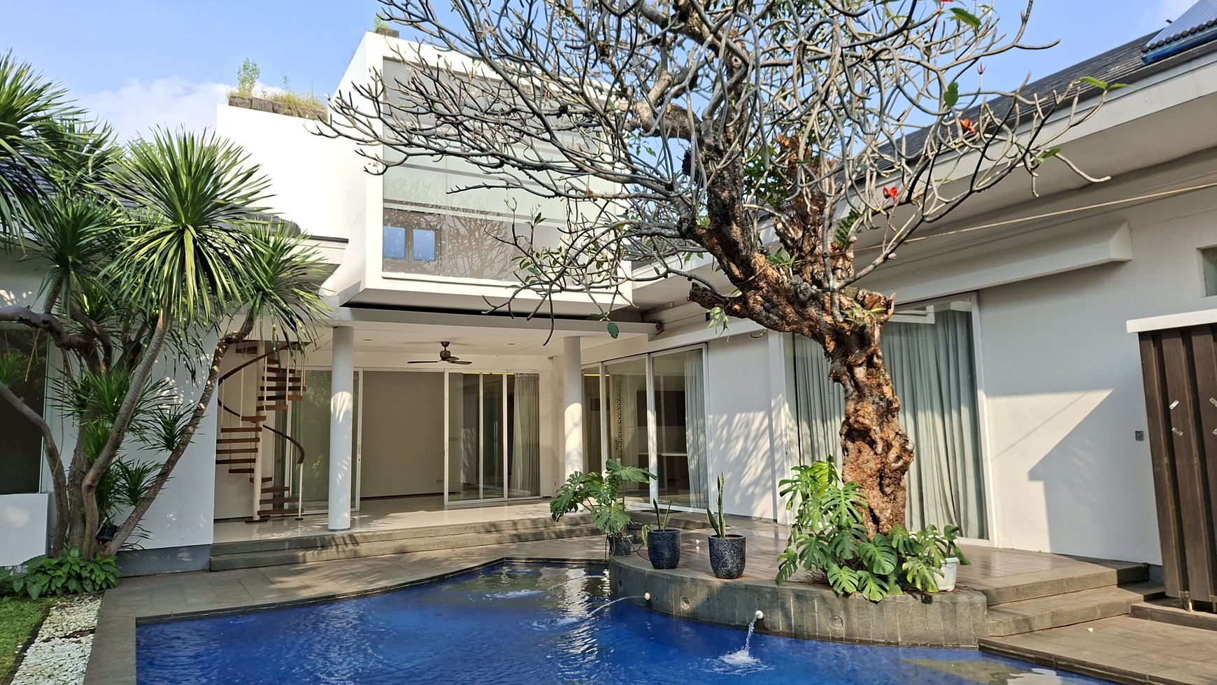 Large Piece Of Land with Modern Tropical House at Jl. Ampera Raya