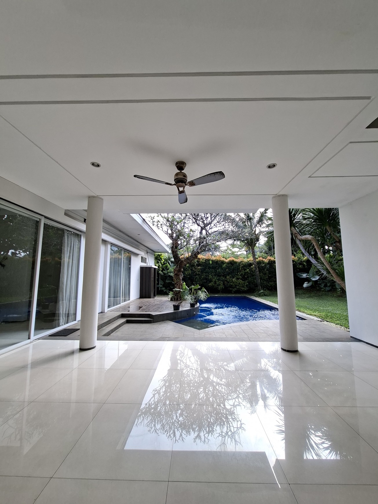 Large Piece Of Land with Modern Tropical House at Jl. Ampera Raya