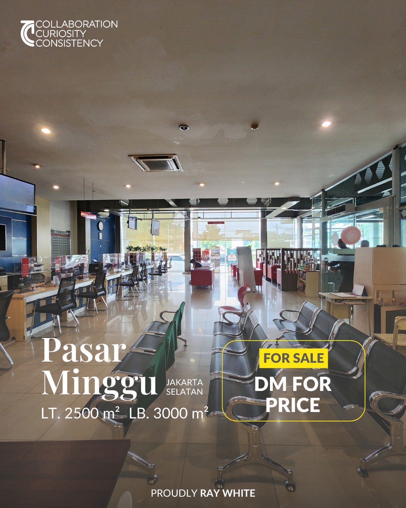 Dijual Showroom Mobil di Pasar Minggu, Jakarta Selatan