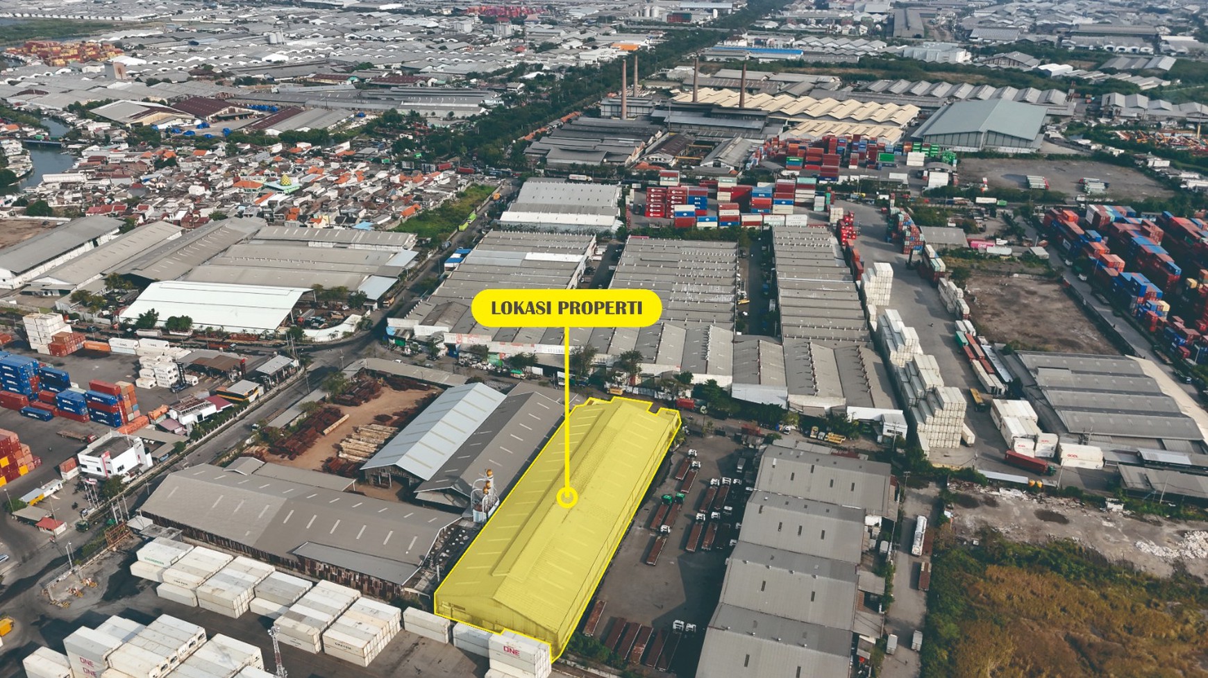 Gudang Murah dan Luas dengan Lokasi yang Strategis dekat Pelabuhan Menghemat Logistik anda, di Asemrowo Surabaya