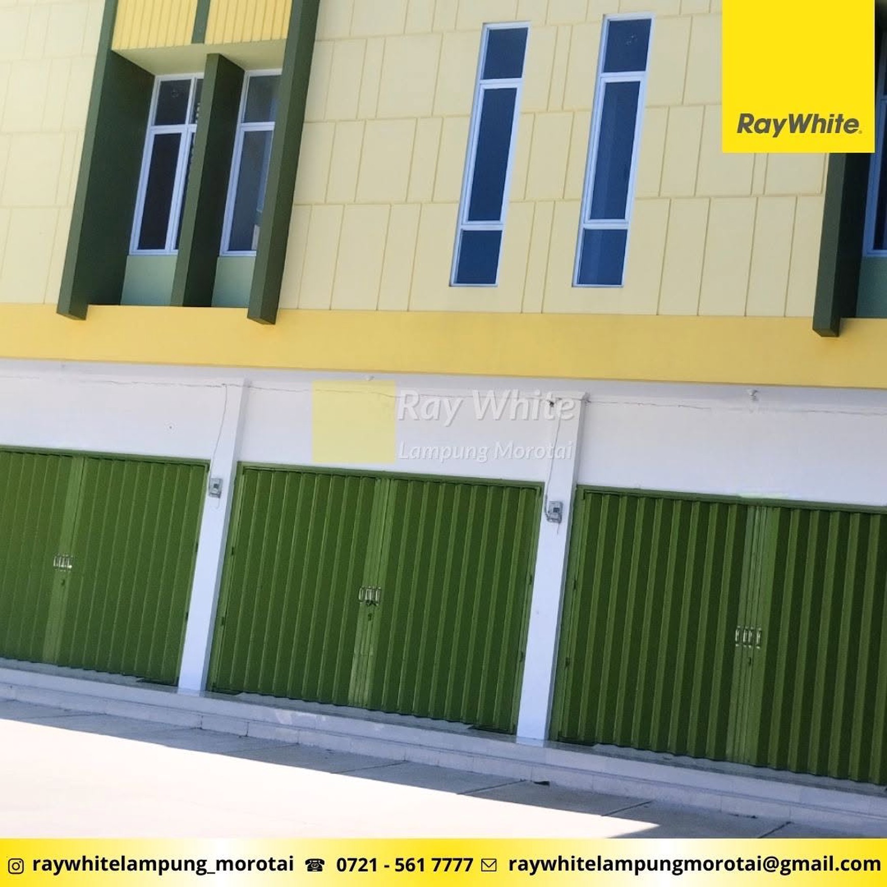 Disewakan Ruko 5 Pintu di Teluk Betung Selatan