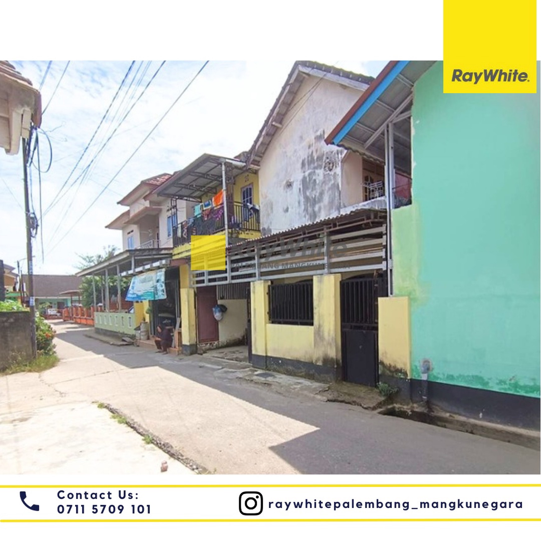 FOR SALE / Dijual Rumah di Jl. May Zen Lr. Harapan Jaya II Kel. Sei Selayur, Kec. Kalidoni, Kota Palembang