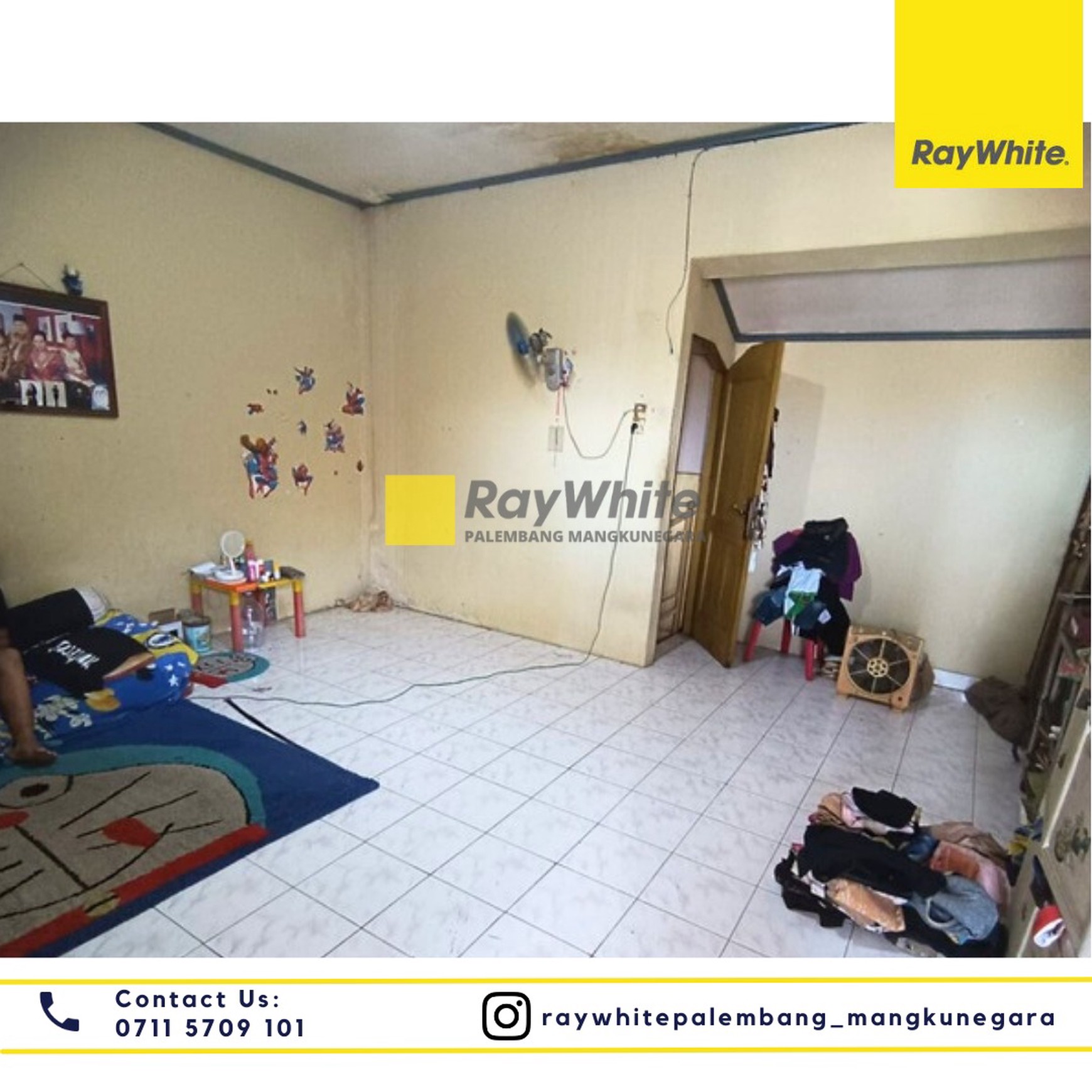 FOR SALE / Dijual Rumah di Jl. May Zen Lr. Harapan Jaya II Kel. Sei Selayur, Kec. Kalidoni, Kota Palembang