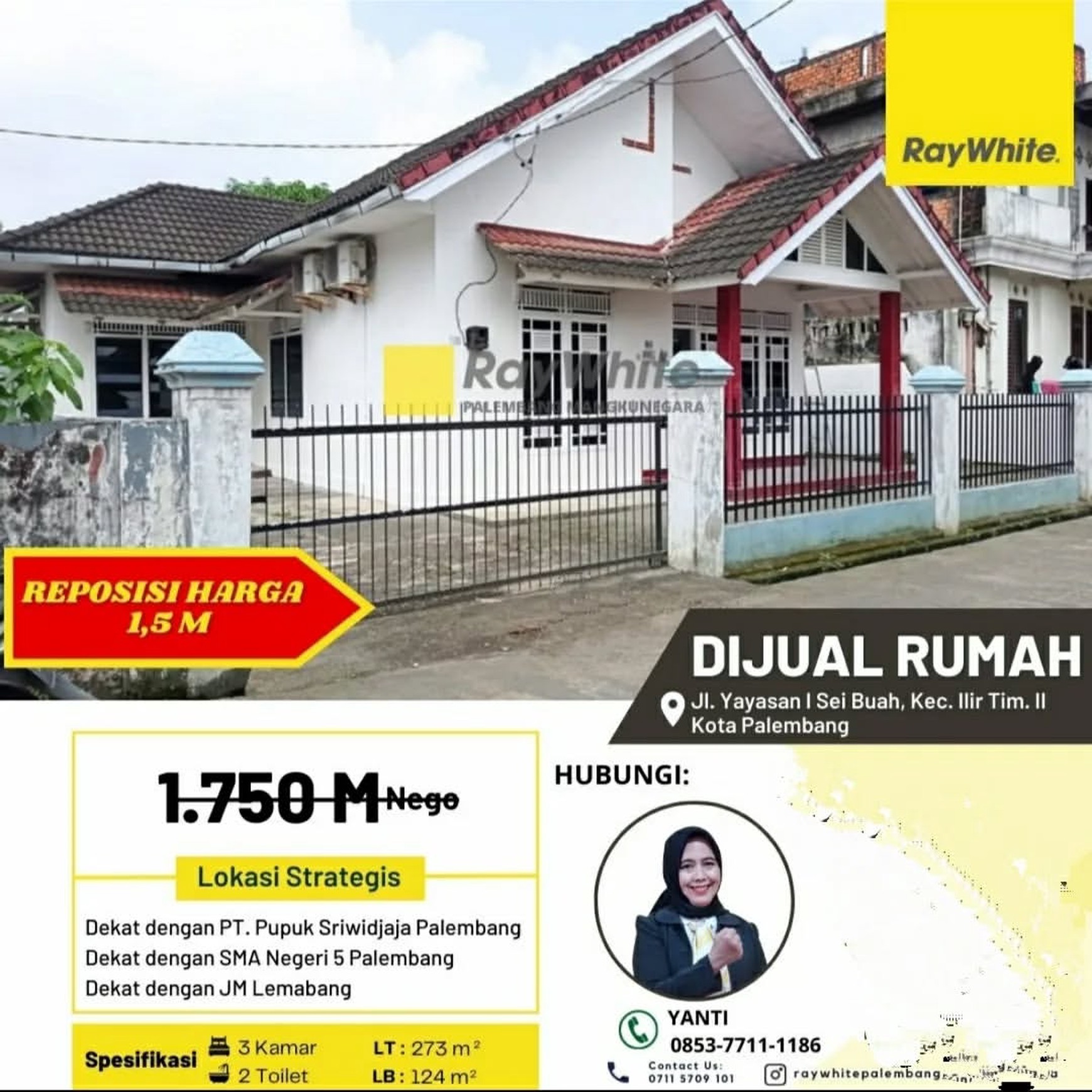 RUMAH MEWAH TENGAH KOTA PALEMBANG