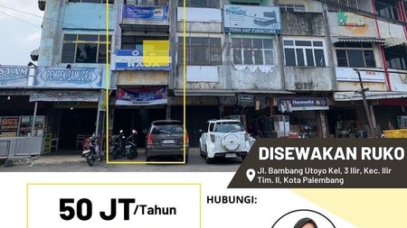 RUKO SEWA MURAH PALEMBANG 