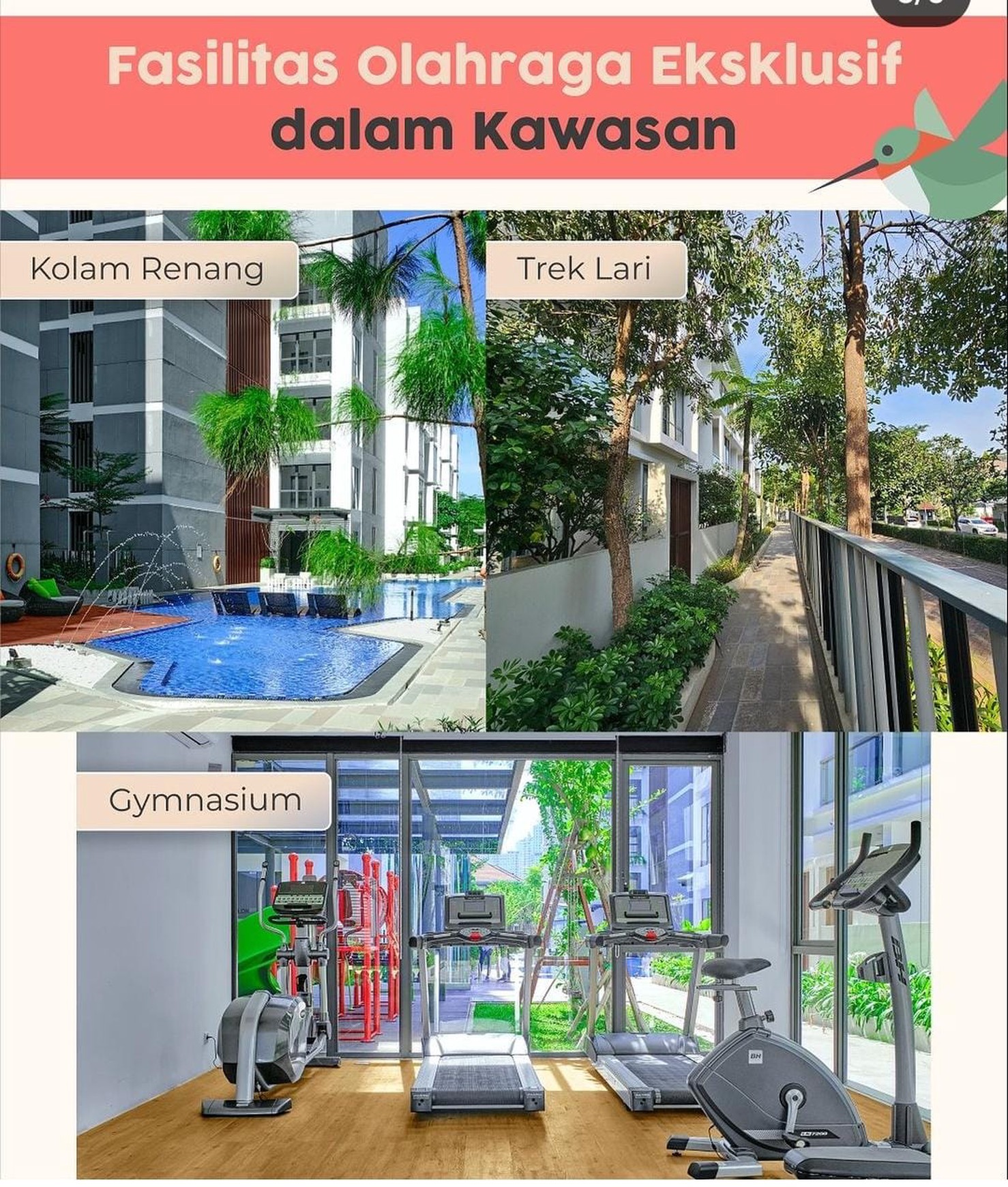 DIJUAL & DISEWAKAN Apartemen MEWAH Rosebay, Graha Family, Surabaya Barat