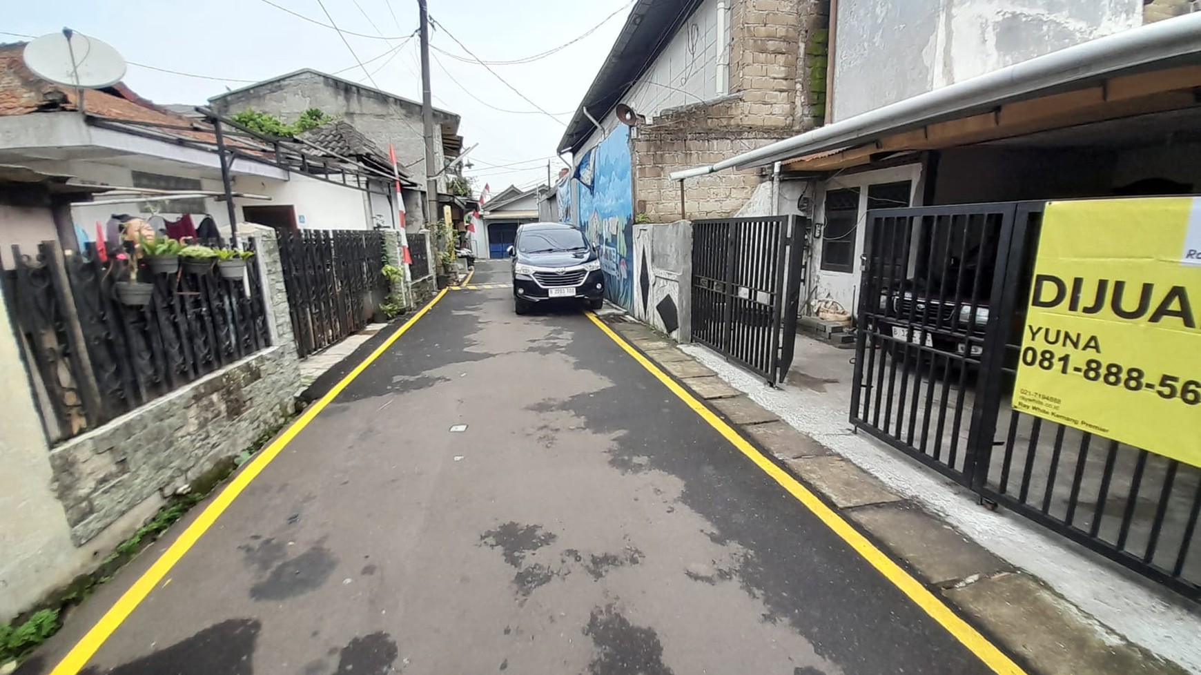 Rumah hitung tanah di daerah dekat Terminal Jatijajar Bogor