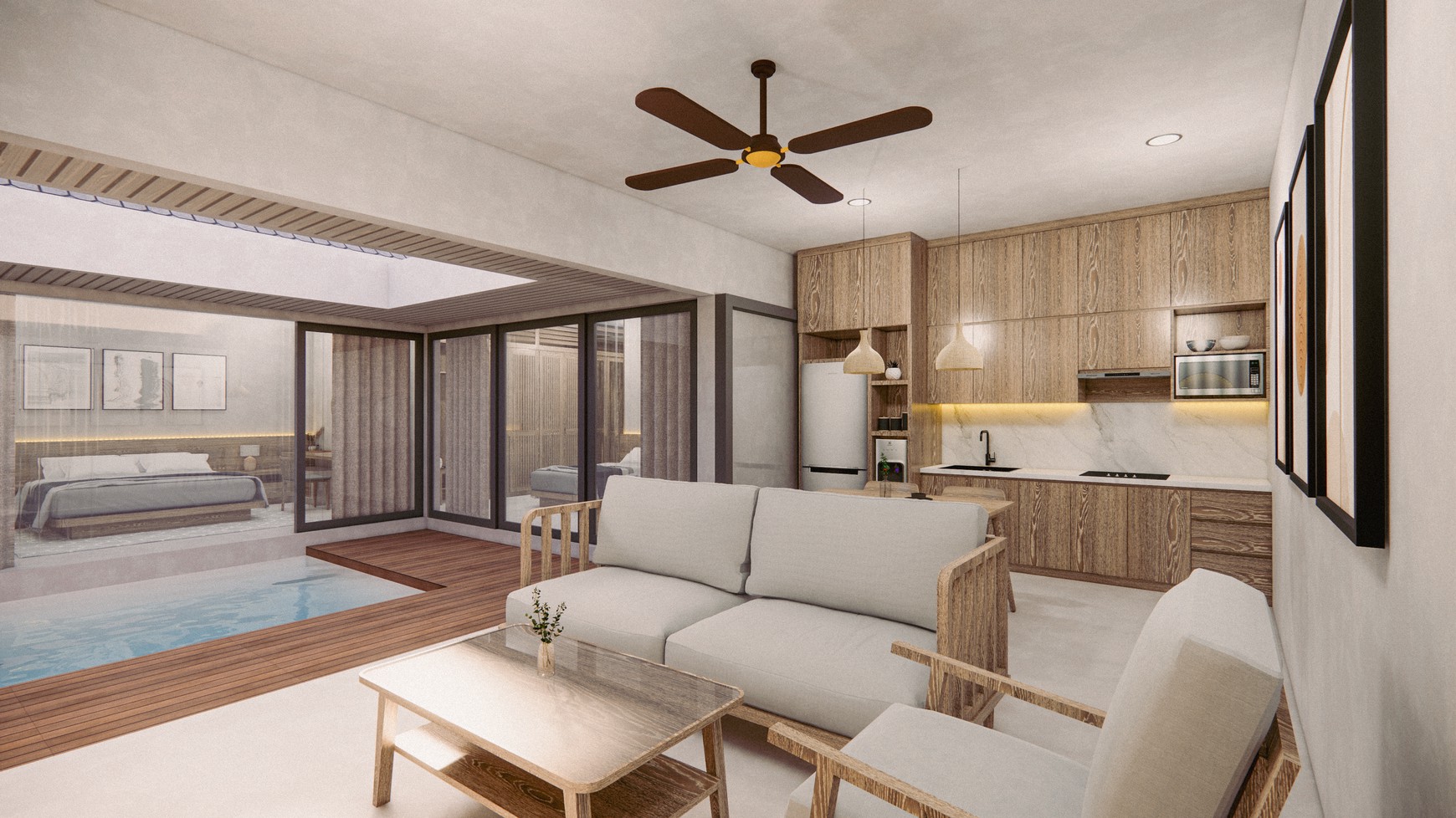 Villa Freehold 2 Bedrooms In Jimbaran Bali