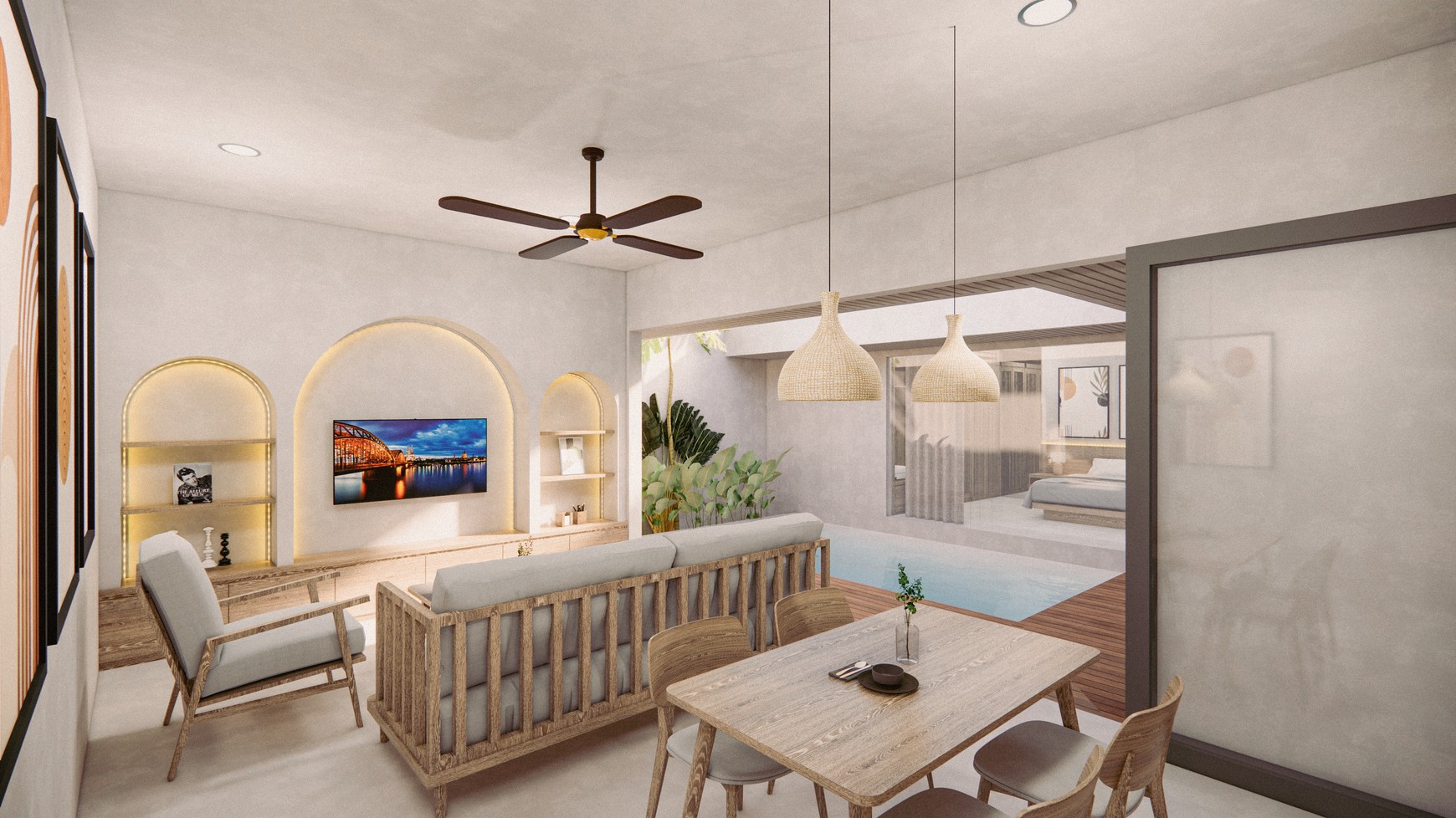 Villa Freehold 2 Bedrooms In Jimbaran Bali