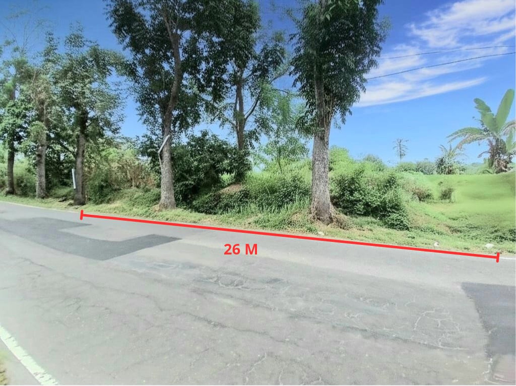 Tanah Pekarangan 1054 Meter persegi Cocok Untuk Cluster Lokasi Dekat SCH Sleman