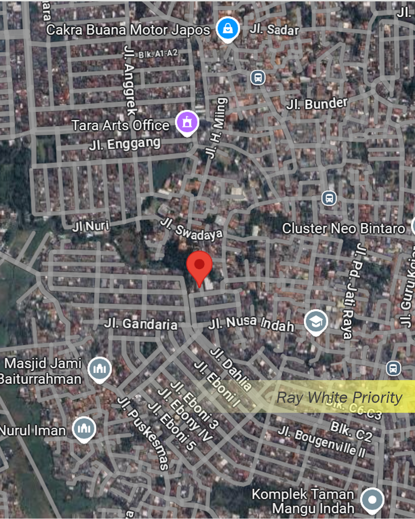 Ruang Usaha SHM Dalam Komplek Perumahan di Bintaro, Pondok Aren, Tangerang Selatan