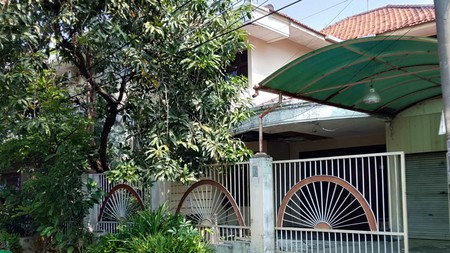 MURAH LUAS Dijual Rumah Darmo Permai Utara Surabaya Barat SPESIAL 7 Kamar Tidur - Pintu Kusen Full Kayu Jati 