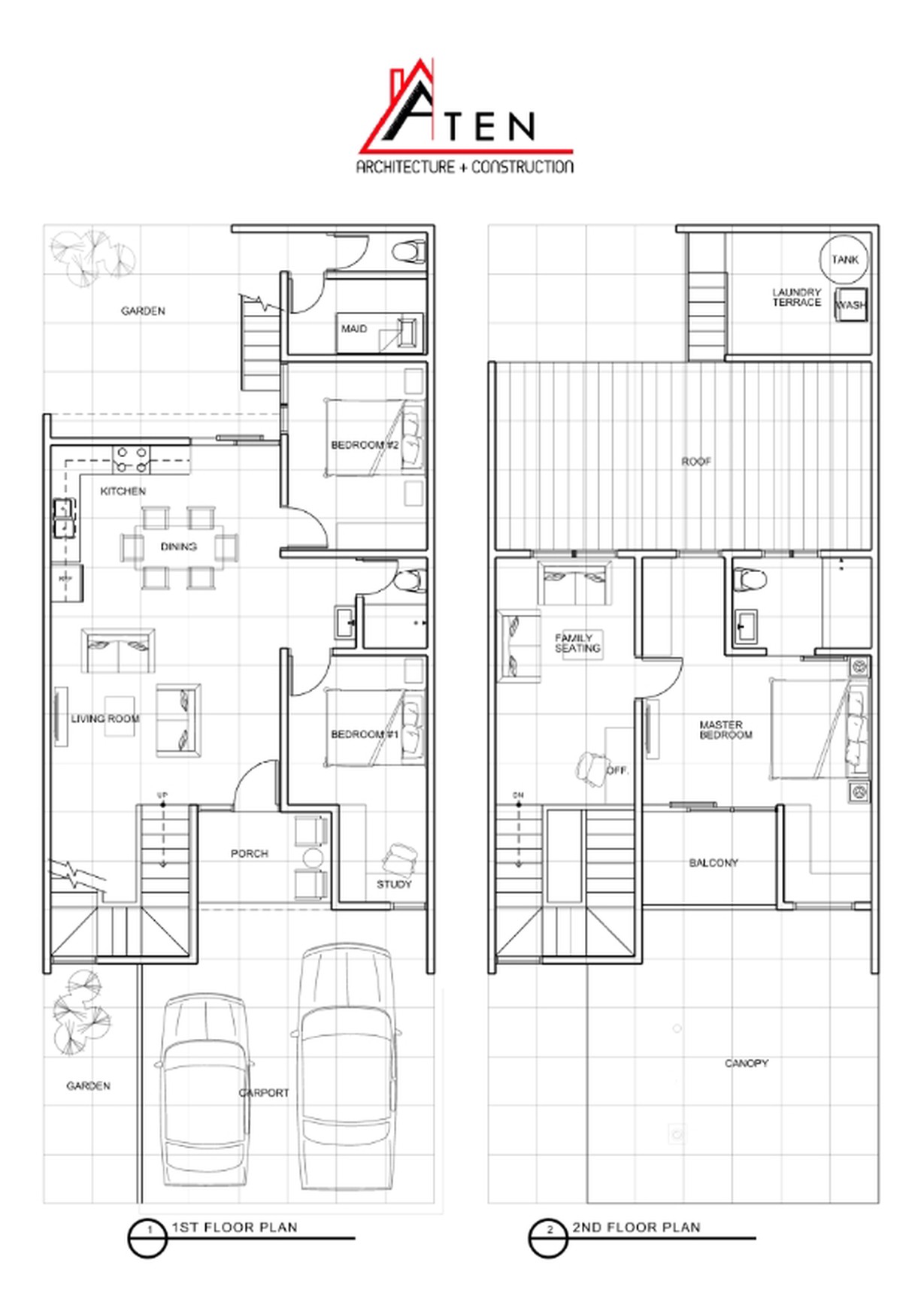 Rumah Baru 2 Lantai di Graha Raya Hadap Taman Barat Laut design and build oleh arsitek ternama