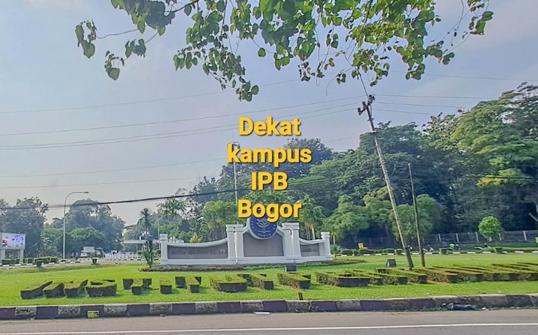 TANAH KAVLING STRATEGIS DEKAT IPB DRAMAGA BOGOR, AKSES MUDAH KE SENTUL CITY